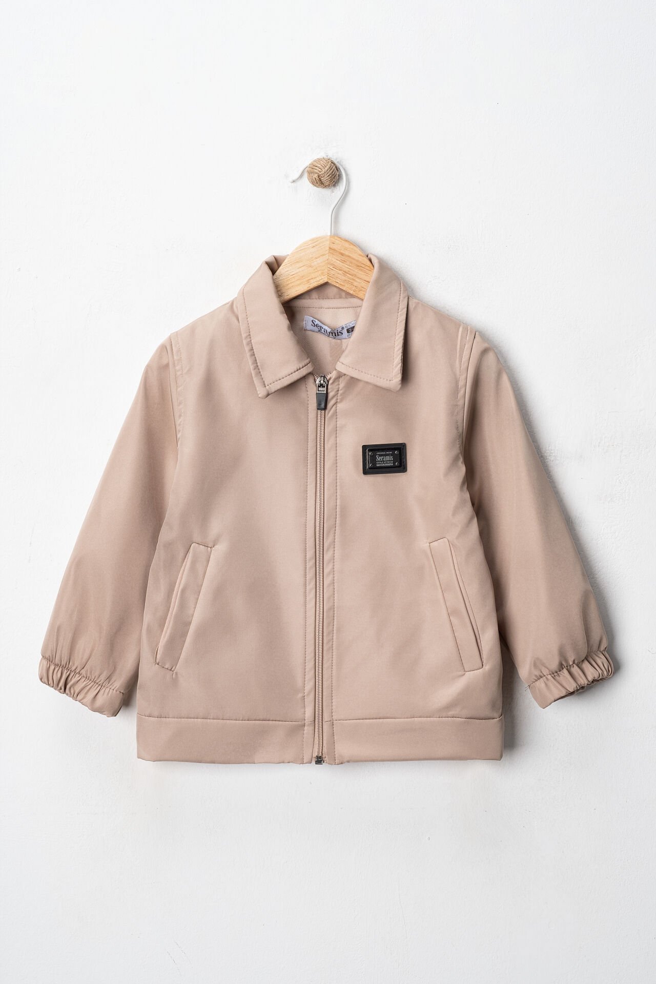 Seramis Çocuk Yağmurluk Ceket– Mevsimlik Fermuarlı Şık Su geçirmez Ceket (2-9 Yaş)