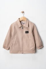 Seramis Çocuk Yağmurluk Ceket– Mevsimlik Fermuarlı Şık Su geçirmez Ceket (2-9 Yaş)