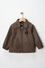 Seramis Çocuk Yağmurluk Ceket– Mevsimlik Fermuarlı Şık Su geçirmez Ceket (2-9 Yaş)